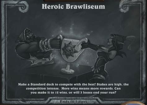 heroic brawliseum|hearthstone heroic duels rewards.